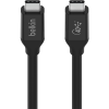 Дата кабель USB-C to USB-C 0.8m USB4 40Gbps 100W Black Belkin (INZ001BT0.8MBK)