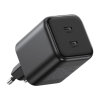 Зарядний пристрій Ugreen X526 2xUSB-C PD45W GaN black (65058)