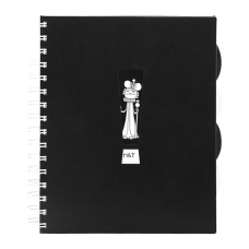 Блокнот Economix В5 Шахи, пластикова обкладинка з вирубкою та паперової вставкою, евроспіраль, 150 аркушів (E20228-02)