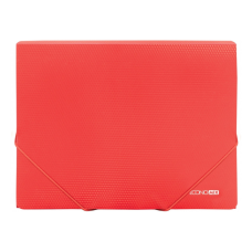 Папка на резинках Economix А4 фактура "бриллиант", красная (E31601-03)