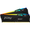 Модуль памяти для компьютера DDR5 64GB (2x32GB) 6400 MHz Beast RGB XMP Kingston Fury (ex.HyperX) (KF564C32BBAK2-64)