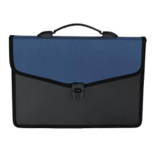 Папка - портфель Buromax 3 compartments, with a lock, blue (BM.3734-02)