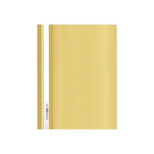 Папка-скоросшиватель Economix А4 Light без перфорации, желтая (E38503-05)