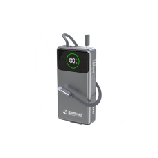 Батарея универсальная Dudao K31Pro 20000mAh 45W PD, QC, with built-in USB-C/Lightning cables (6977196682010)