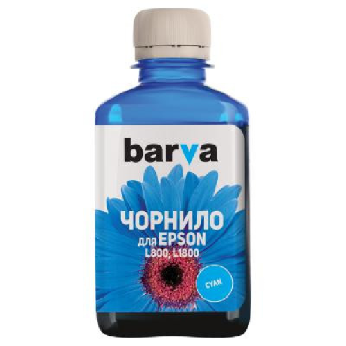 Чернила Barva Epson 673 180г CYAN (L800-411)