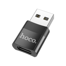 Перехідник UA17 USB M to USB-C F USB2.0 Black HOCO (6931474762009)