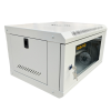 Шафа настінна GEAR 6U 19" 600x450x350 мм, + полка 19", grey (GWMSN-6U-600-450G)