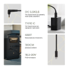 Кабель живлення USB-C to DC 5.5x2.5 18.5-20V 1.0m Armorstandart (ARM79417)
