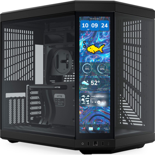 Корпус для ПК Hyte Y70 Touch Infinite Black (CS-HYTE-Y70TTI-BB)