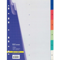 Разделитель страниц Buromax colored, 6 dividers (BM.3210)