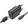 Зарядний пристрій HOCO C134A Solid USB + cable USB to Micro 5P Black (6942007621335)