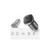 Зарядний пристрій Ugreen 1xUSB-C + 1xUSB 30W car adapter CD130 black (40858)