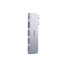 Концентратор Baseus USB-C 5-in-1 3xUSB 3.0 + 1xUSB-C 40Gbps + 1xHDMI 4K30Hz gray (B00052801811-04)