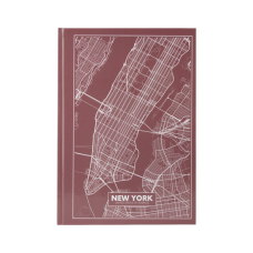 Книга записная Axent Maps New York А4 у твердій обкладинці 96 аркушів у клітинку (8422-543-A)
