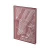 Книга записная Axent Maps New York А4 у твердій обкладинці 96 аркушів у клітинку (8422-543-A)