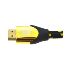 Кабель мультимедійний HDMI M to HDMI M 3.0m V2.1 8K60Hz 4K120Hz black/gold Ritar (YT-HDMI(M)/(M)V2.1-3.0m/19949)