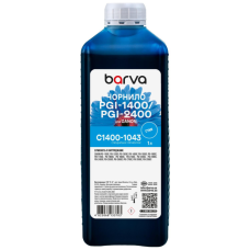 Чорнило Barva Canon PGI-1400/PGI-2400 1 л, special pigment, cyan (C1400-1043)