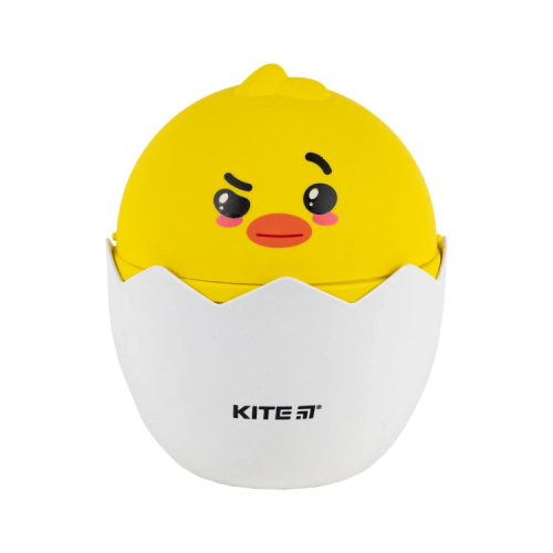 Корзина для бумаг Kite Настольный контейнер для мусора, желтый (K24-009-3)