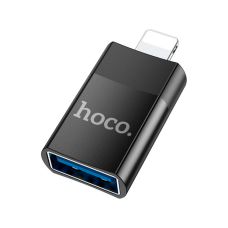 Перехідник UA17 Lightning M to USB F USB2.0 no data transfer Black HOCO (6931474761989)