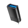 Перехідник UA17 Lightning M to USB F USB2.0 no data transfer Black HOCO (6931474761989)