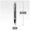 Ручка кулькова Parker IM 17 Dark Espresso CT BP блістер (22 336)