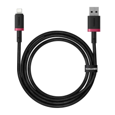 Дата кабель USB 2.0 AM to Lightning 1.0m 2.4A red+black Baseus (P10377801U01-01)