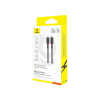 Дата кабель USB 2.0 AM to Lightning 1.0m 2.4A red+black Baseus (P10377801U01-01)