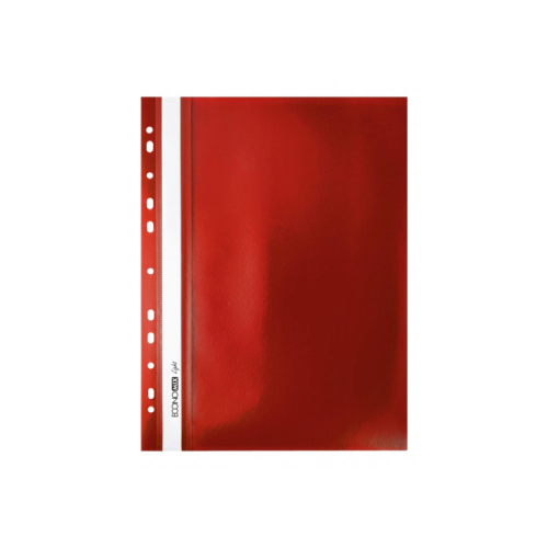 Папка-скоросшиватель Economix А4 Light с перфорации, красная (E38504-03)