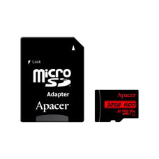 Карта памяти Apacer 32GB microSD class 10 UHS-I V10 A1 (AP32GMCSH10UB-R)