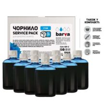 Чернила Barva Canon/HP/Lexmark Universal №4 Cyan 10x100мл ServicePack (CU4-1SP-C)