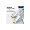 Кабель мультимедійний HDMI M to HDMI M 1.0m V2.0 4K60Hz braided aluminum alloy gray Vention (AABIF)