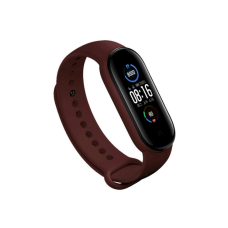 Ремінець до фітнес браслета BeCover Silicone для Xiaomi Mi Smart Band 5/6/7 Red Wine (705557)