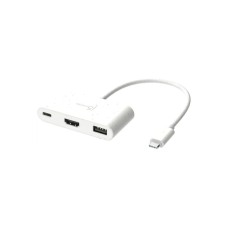 Концентратор J5create USB-C 3-in-1 1xHDMI + 1xUSB 3.2 + 1xUSB-C PD100W black (JCA379EW-N)