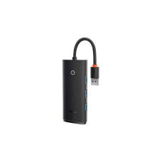 Концентратор Baseus USB 3.0 to 4xUSB 3.0 0.25m black (WKQX030001)