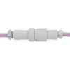 Дата кабель USB-C + USB A to USB-C 1.36m Coiled Aviator purple Keychron (CAB17_KEYCHRON)