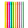 Фломастери Faber-Castell Grip felt-tip pen neon + pastel, тригранні пастельні + неонові, 10 кольорів (30746)