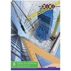 Папка для креслення ZiBi А3, 8 sheets, 160 г/м2 (ZB.1410)