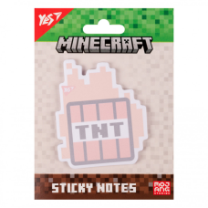 Папір для нотаток Yes з липким шаром фігурний Minecraft TNT 40 аркушів (170397)