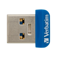 USB флеш накопичувач Verbatim 64GB Store 'n' Stay NANO Blue USB 3.2 (98711)