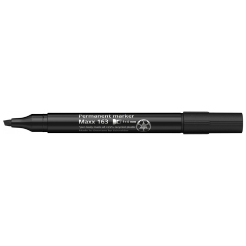Маркер Schneider MAXX 163 перманентний 1-4 мм, чорний (S116301)