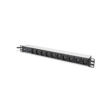 Силовой блок 19" 1U w/PDU 10xC13, 10A, 250V, вилка C14 Digitus (DN-95404)