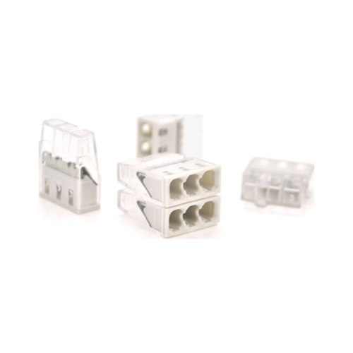 Соединитель кабеля 3-pin самозажимна аналог WAGO К773-203, 50штпак Voltronic (К773-203/50)