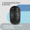 Мышка 2E MF218 Silent Wireless/Bluetooth Black (2E-MF218WBK)