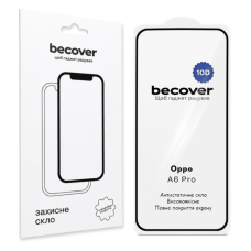 Скло захисне BeCover 10D Oppo A6 Pro Black (715716)