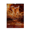 Календар Buromax настінний А3 2027 рік, 1 пружина, Cute goat (BM.210601)