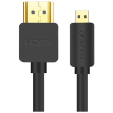 Кабель мультимедійний HDMI M to HDMI micro M 1.0m 4K HD127 black Ugreen (30148)