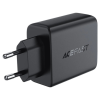 Зарядний пристрій Acefast 4xUSB 45W (2xUSB-C+2xUSB-A) Gan A61 Fast Charger Black (6974316282754)