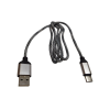 Дата кабель USB 2.0 AM to USB-C 1.0m 2.4A gray XoKo (XK-CTC-005-GR)