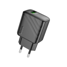 Зарядний пристрій HOCO CS21A USB 18W QC3.0 black (6942007609883)