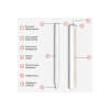 Стилус AirOn AirSens with charging case white for iPad (6126755813229)